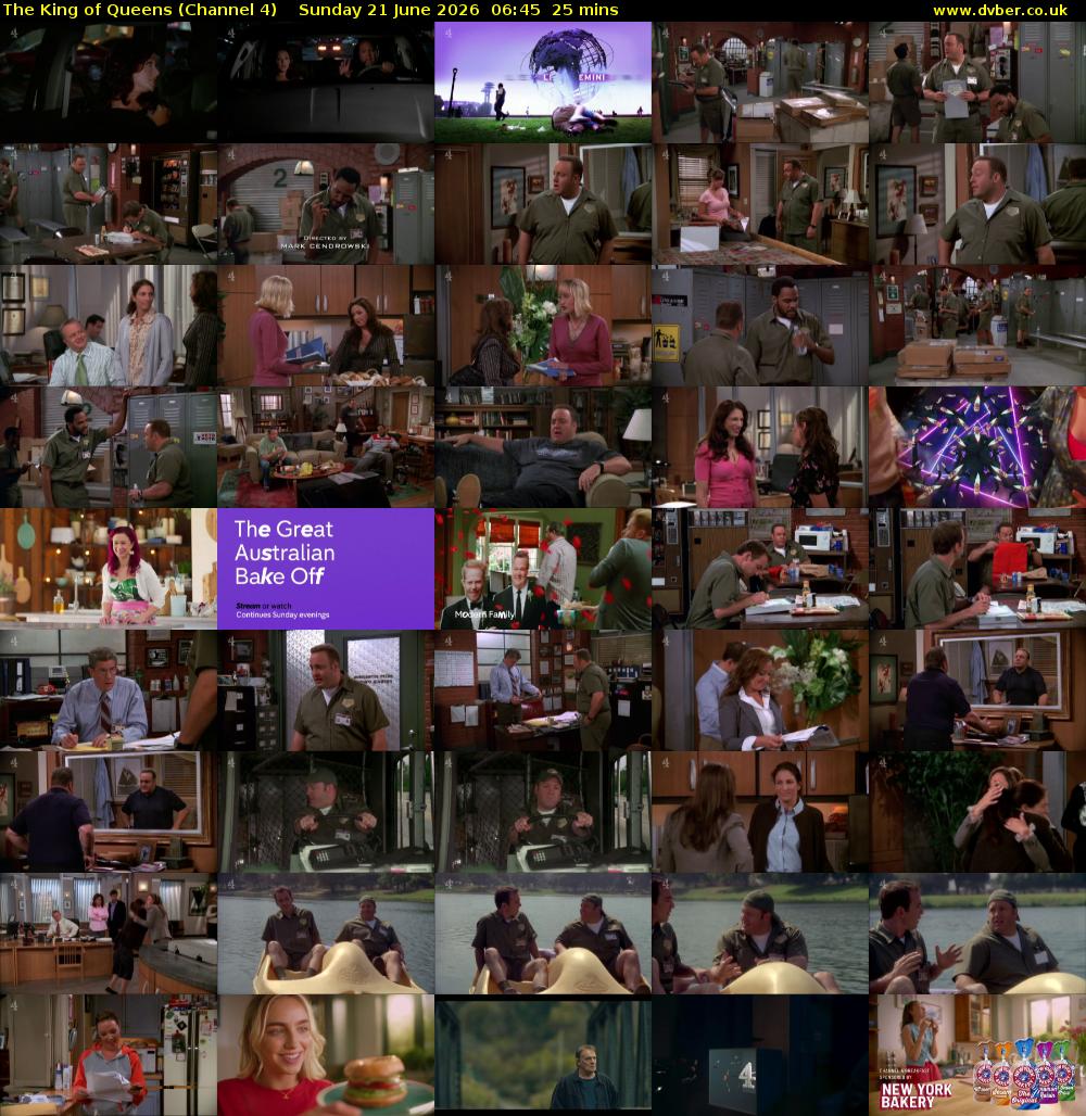 The King of Queens (Channel 4) Sunday 21 June 2026 06:45 - 07:10