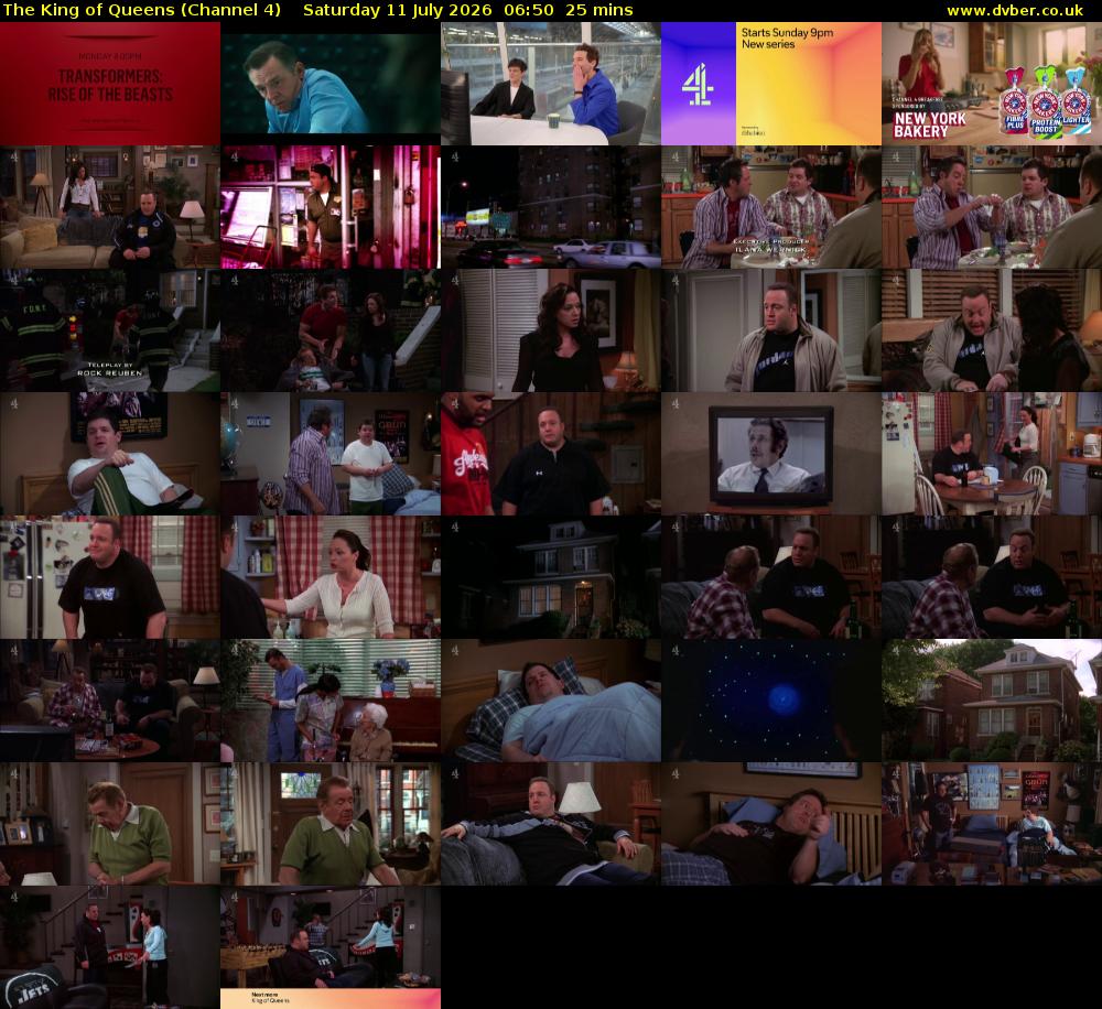 The King of Queens (Channel 4) Saturday 11 July 2026 06:50 - 07:15