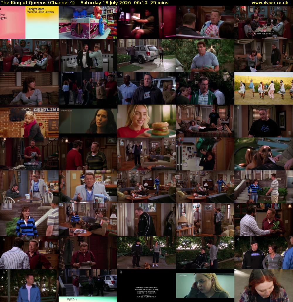 The King of Queens (Channel 4) Saturday 18 July 2026 06:10 - 06:35