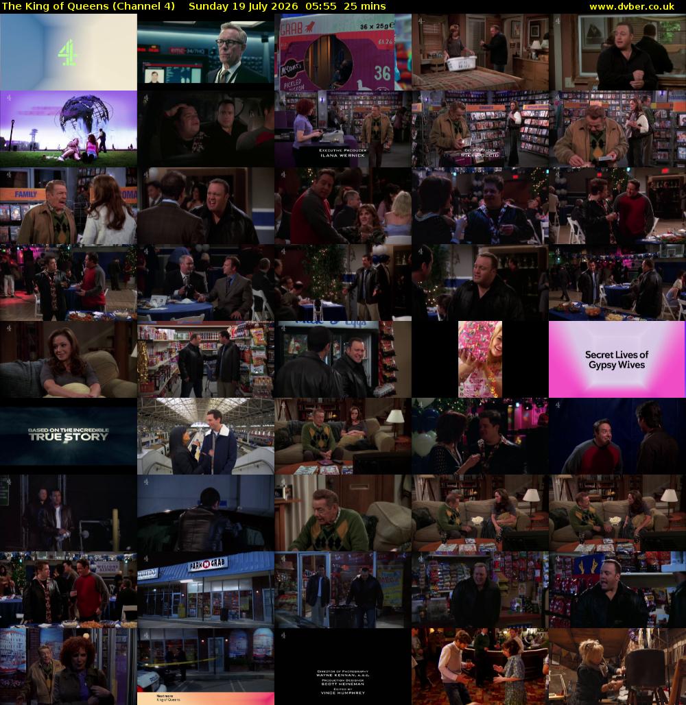 The King of Queens (Channel 4) Sunday 19 July 2026 05:55 - 06:20