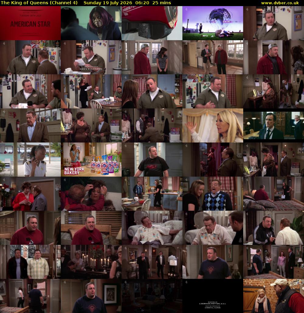 The King of Queens (Channel 4) Sunday 19 July 2026 06:20 - 06:45