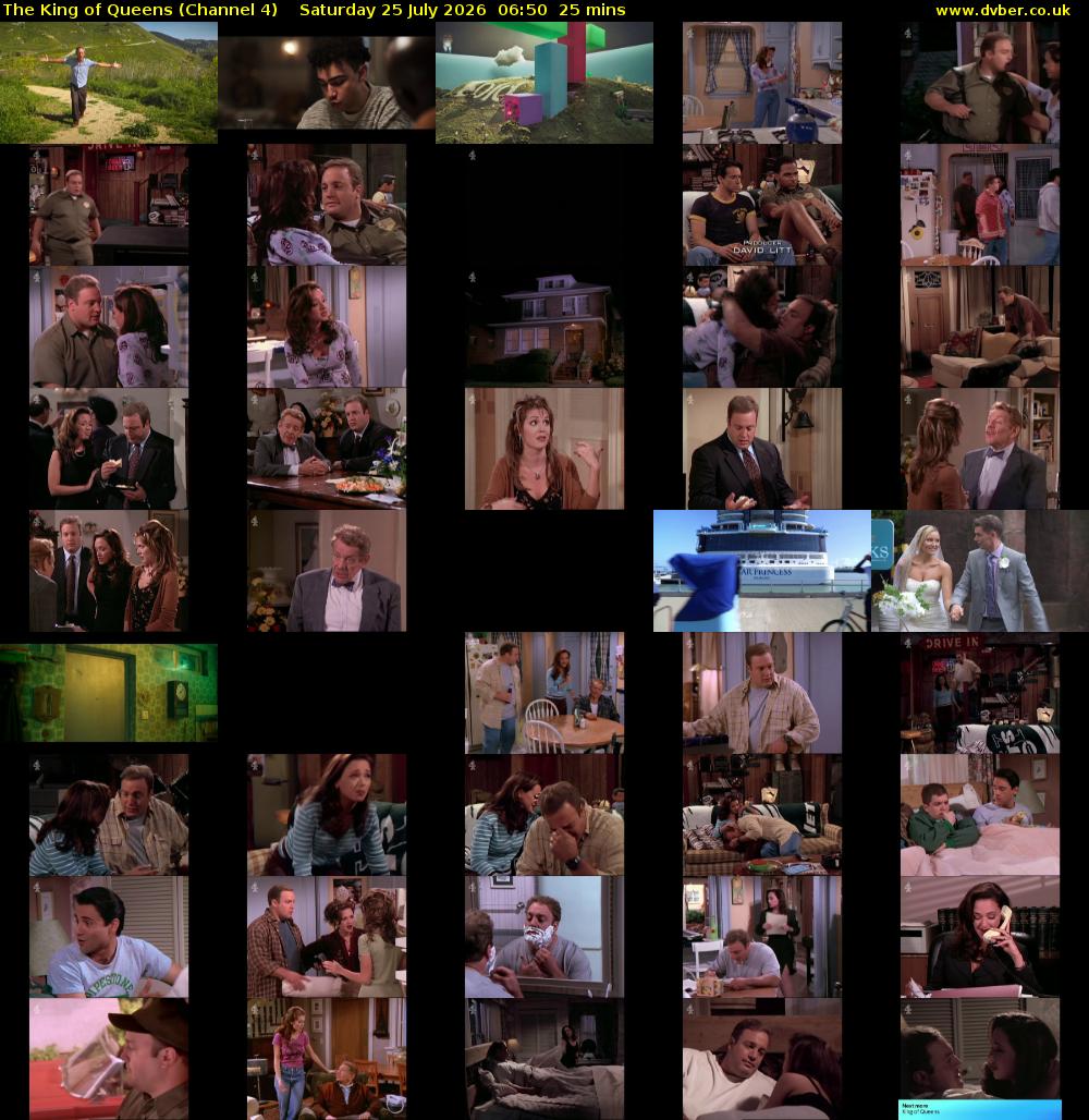 The King of Queens (Channel 4) Saturday 25 July 2026 06:50 - 07:15