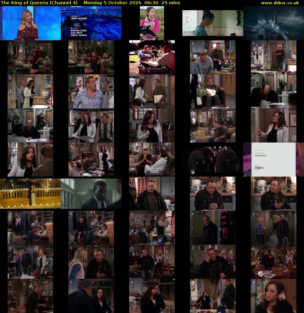 The King of Queens (Channel 4) Monday 5 October 2026 06:30 - 06:55