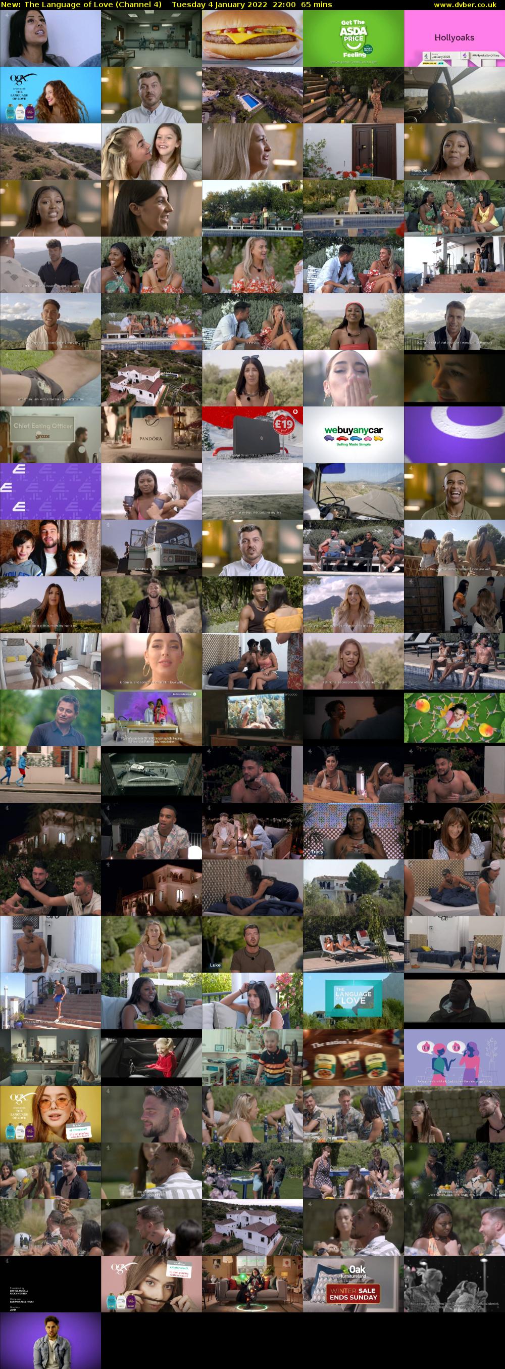 The Language of Love (Channel 4) Tuesday 4 January 2022 22:00 - 23:05