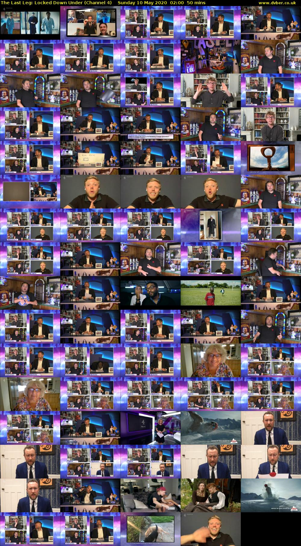 The Last Leg: Locked Down Under (Channel 4) Sunday 10 May 2020 02:00 - 02:50