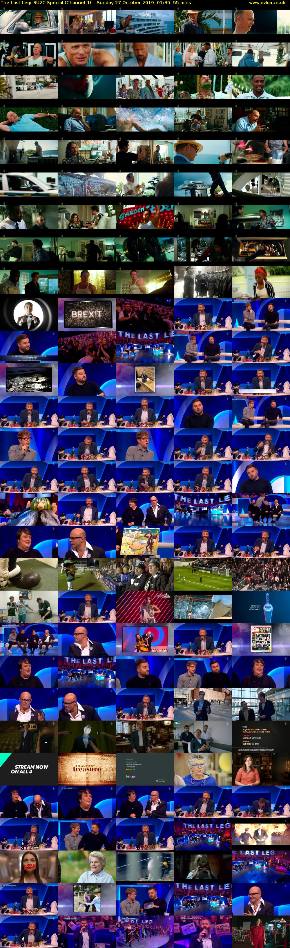 The Last Leg: SU2C Special (Channel 4) Sunday 27 October 2019 01:35 - 02:30