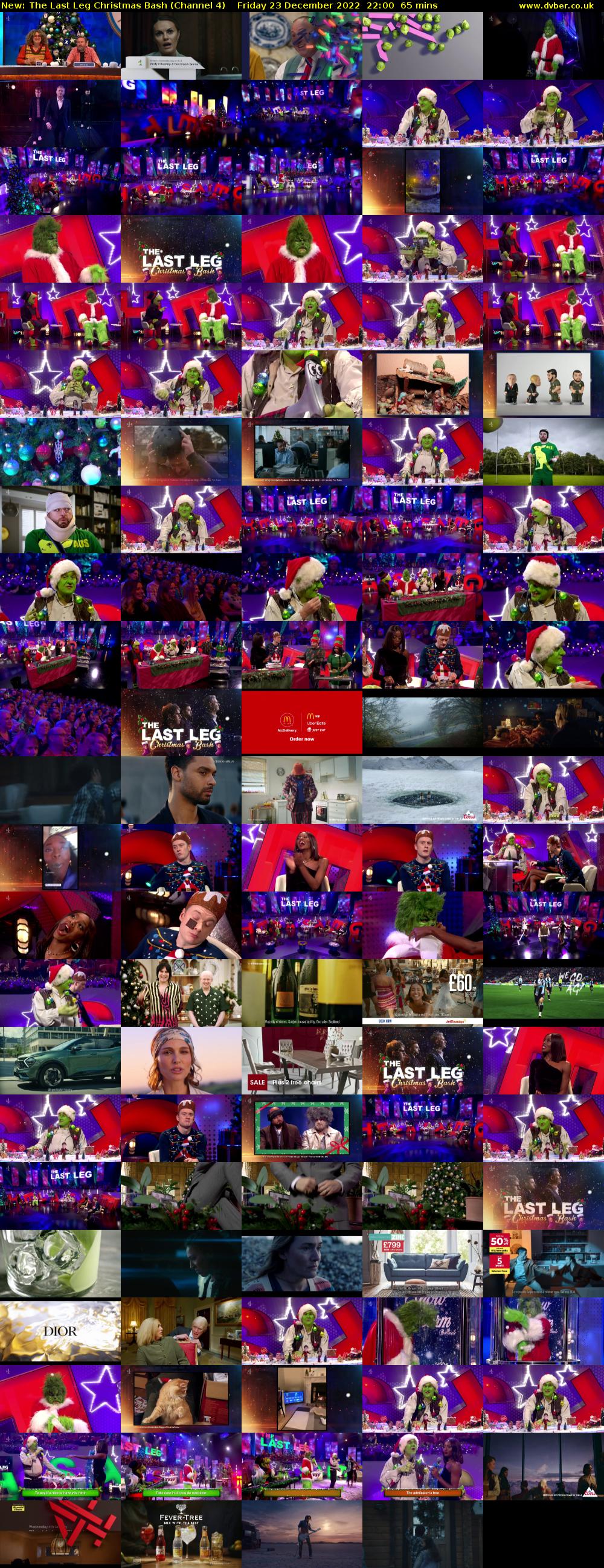 The Last Leg Christmas Bash (Channel 4) Friday 23 December 2022 22:00 - 23:05