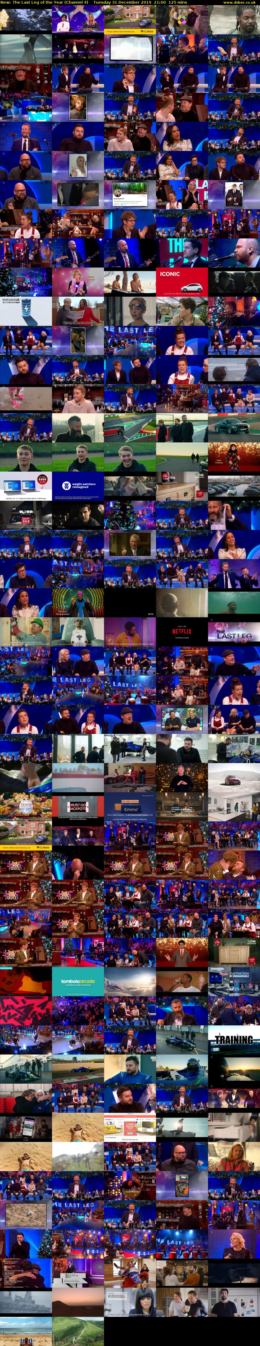 The Last Leg of the Year (Channel 4) Tuesday 31 December 2019 21:00 - 23:05