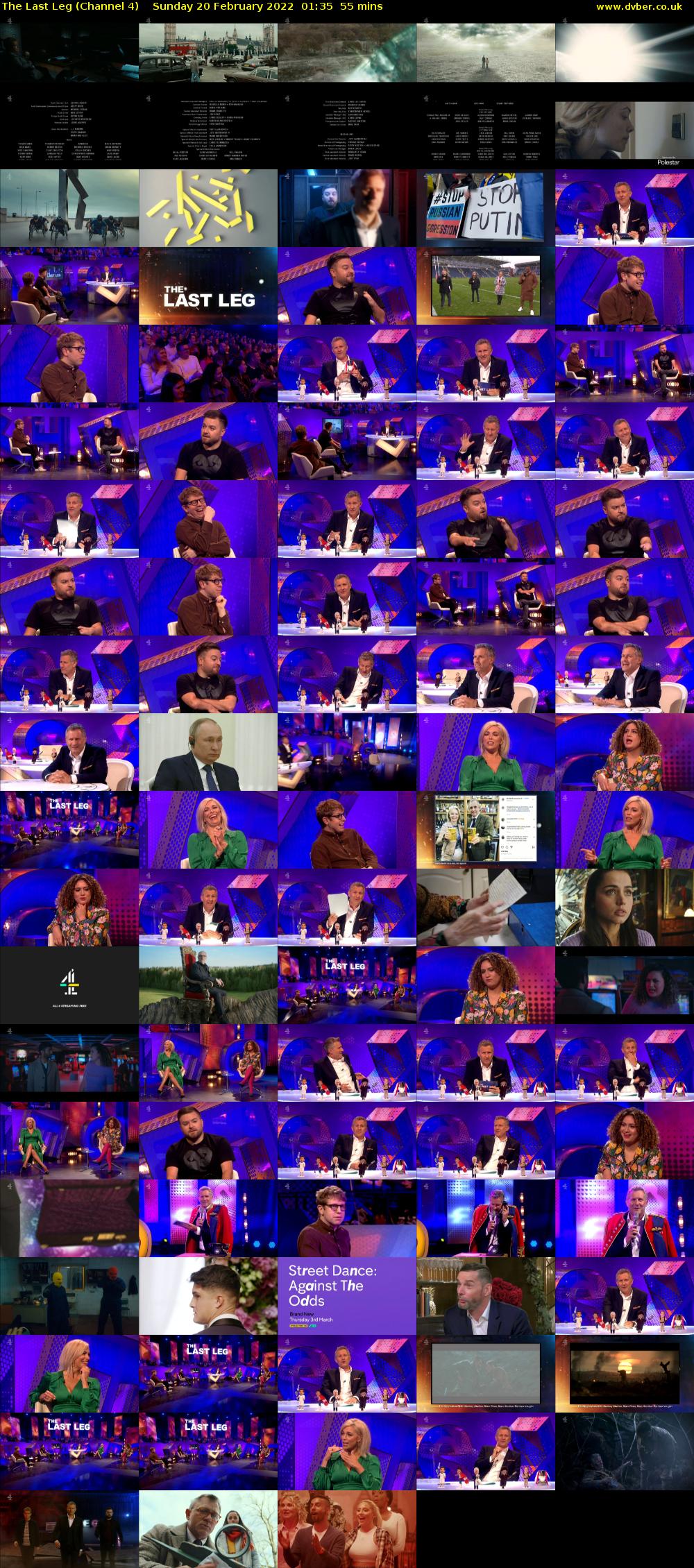 The Last Leg (Channel 4) Sunday 20 February 2022 01:35 - 02:30