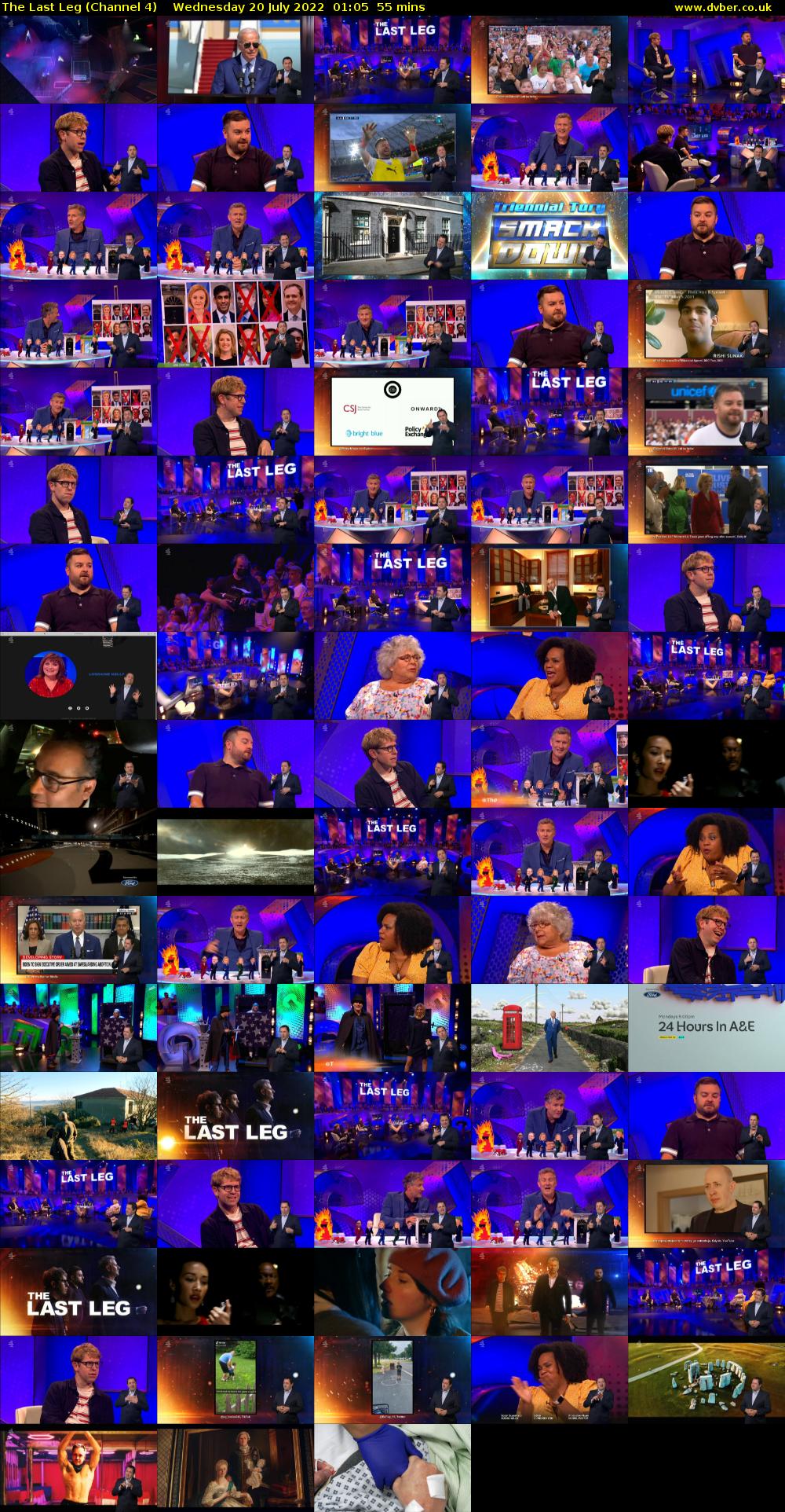 The Last Leg (Channel 4) Wednesday 20 July 2022 01:05 - 02:00