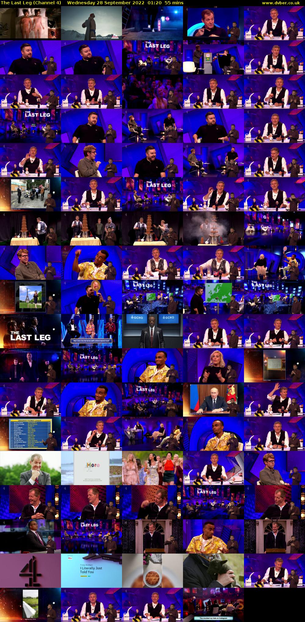 The Last Leg (Channel 4) Wednesday 28 September 2022 01:20 - 02:15