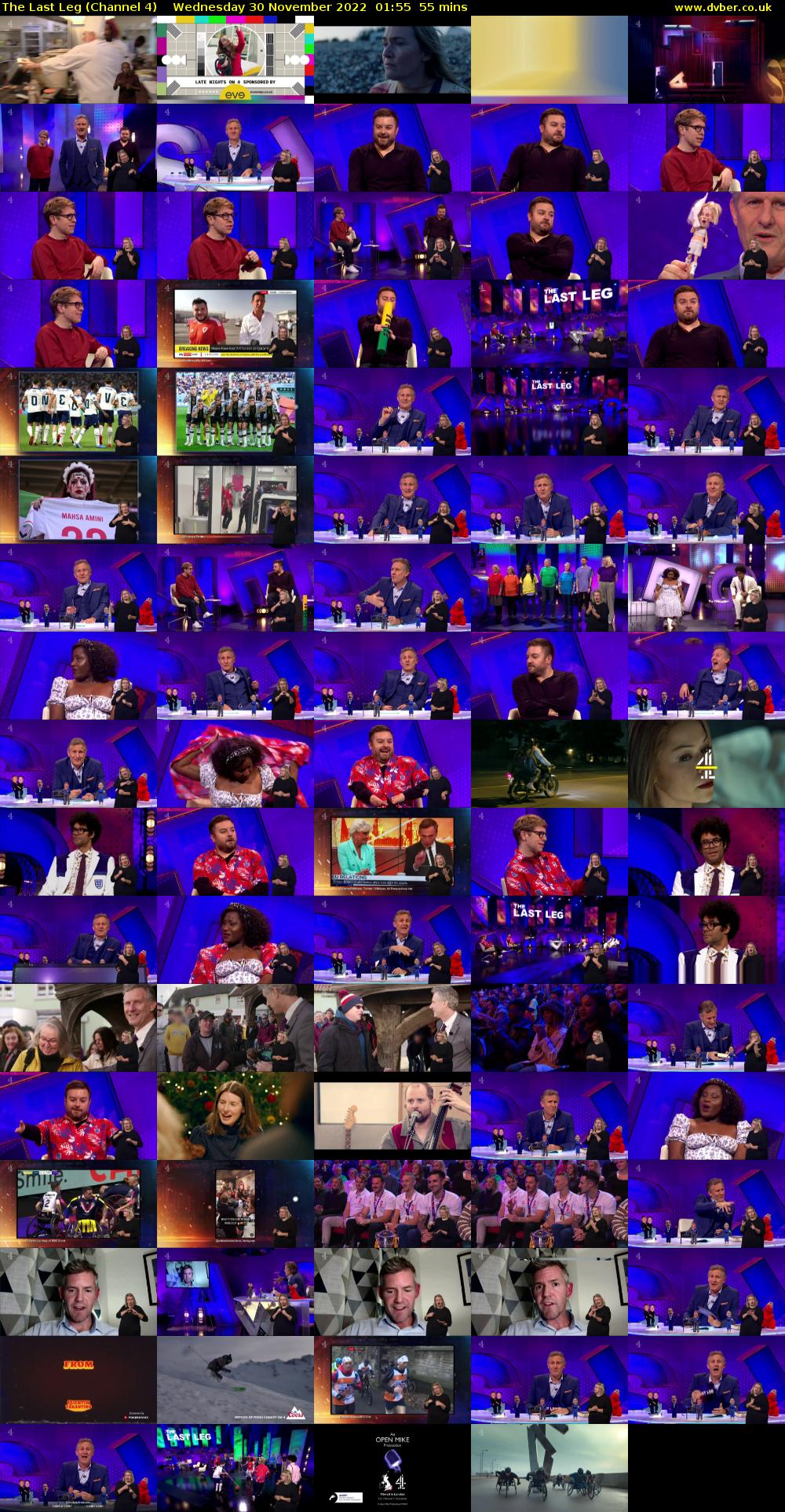The Last Leg (Channel 4) Wednesday 30 November 2022 01:55 - 02:50