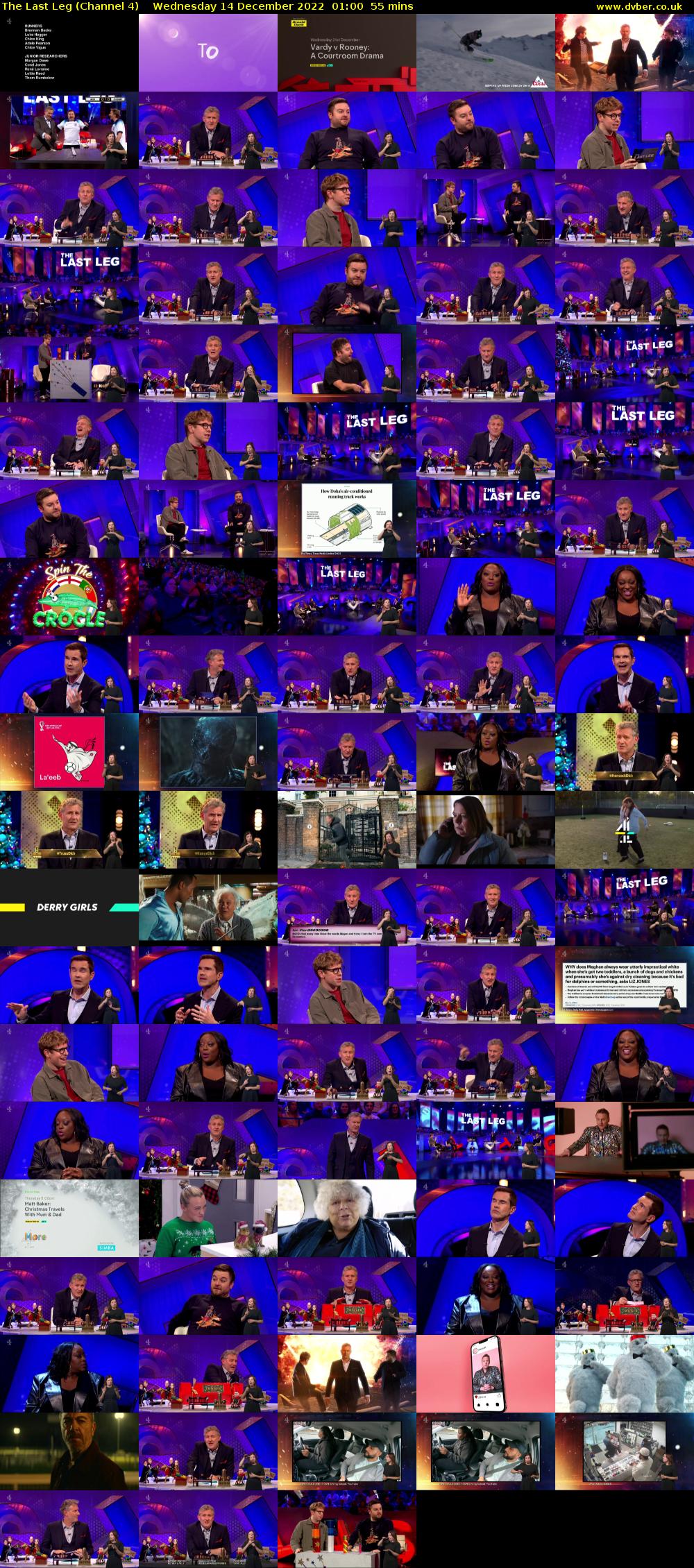 The Last Leg (Channel 4) Wednesday 14 December 2022 01:00 - 01:55