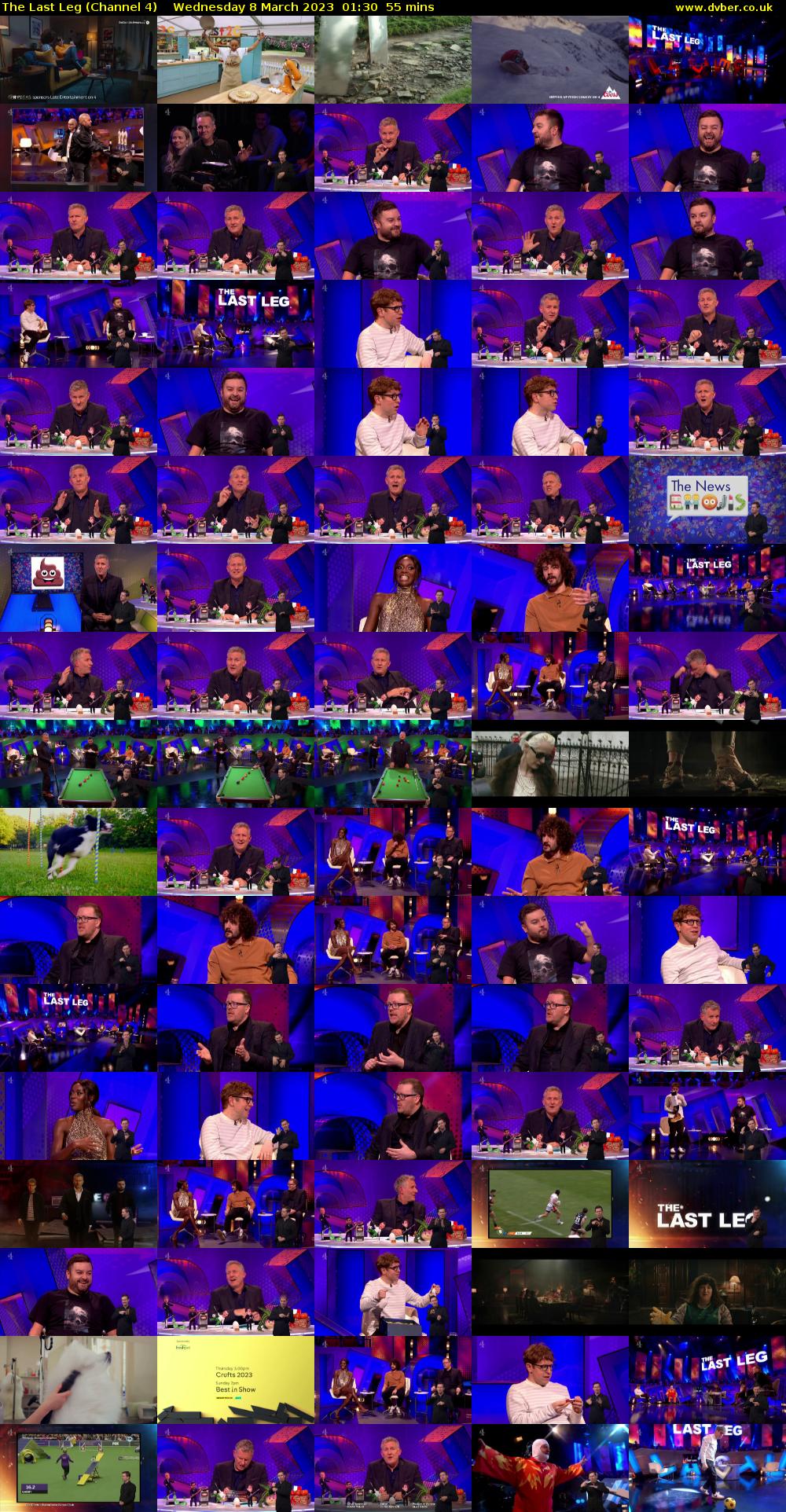 The Last Leg (Channel 4) Wednesday 8 March 2023 01:30 - 02:25