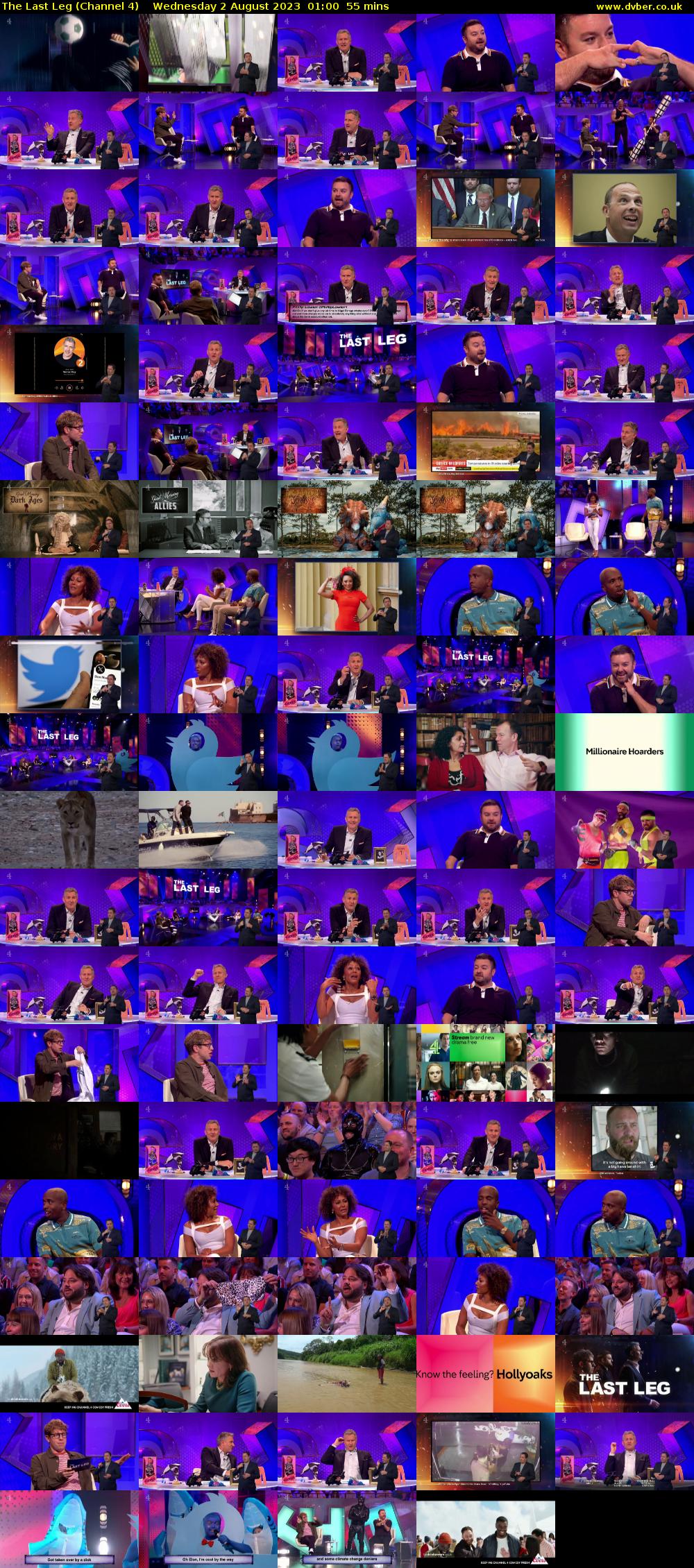 The Last Leg (Channel 4) Wednesday 2 August 2023 01:00 - 01:55