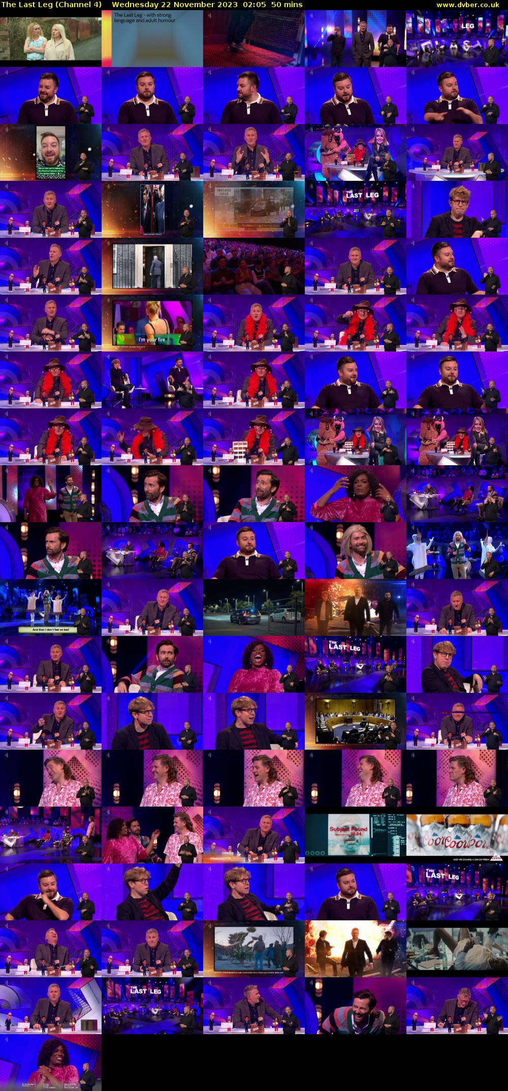 The Last Leg (Channel 4) Wednesday 22 November 2023 02:05 - 02:55