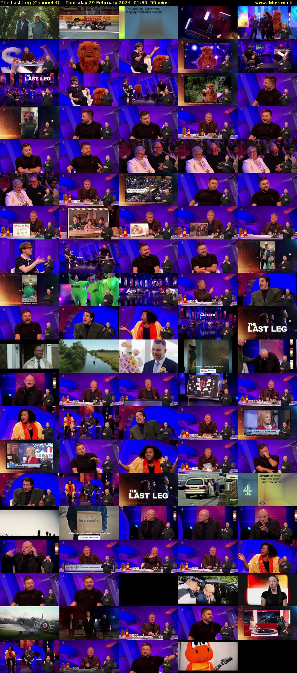 The Last Leg (Channel 4) Thursday 29 February 2024 01:30 - 02:25