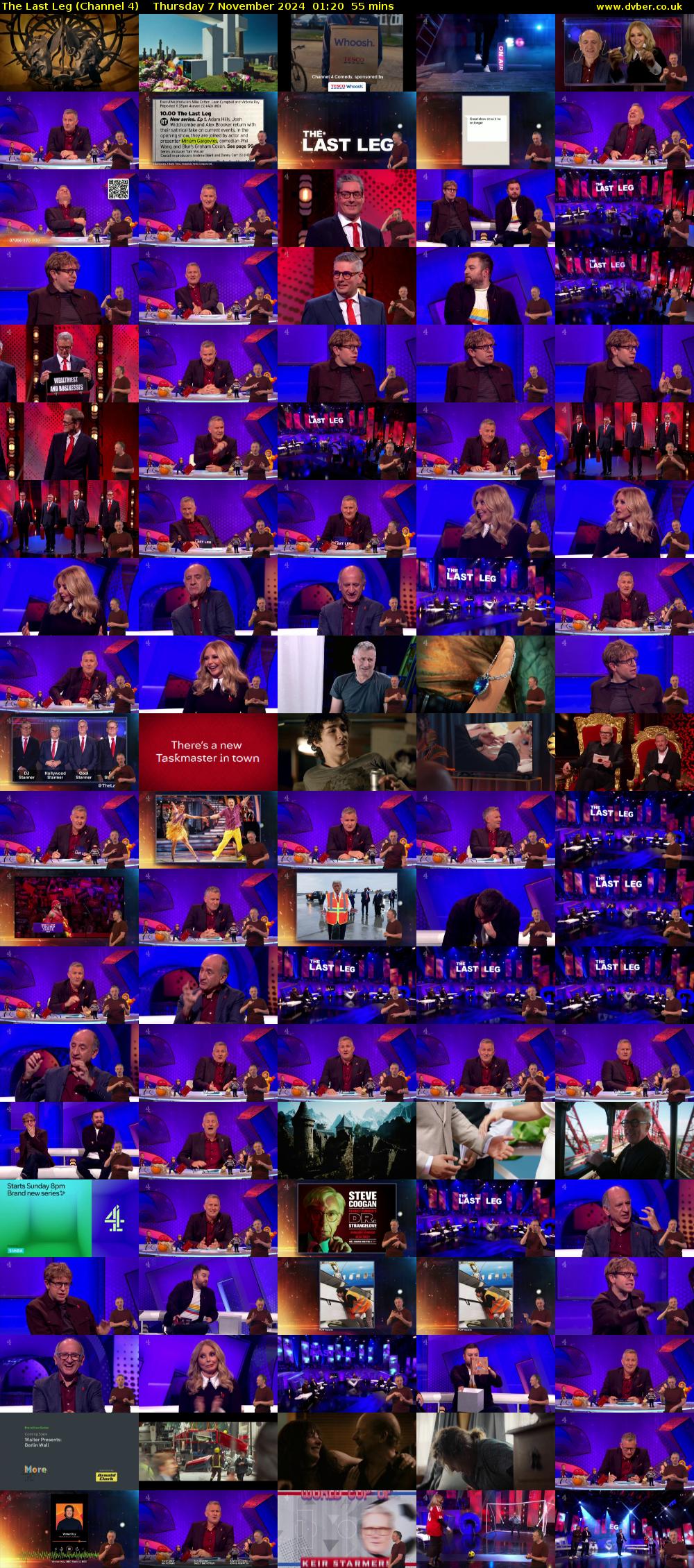 The Last Leg (Channel 4) Thursday 7 November 2024 01:20 - 02:15
