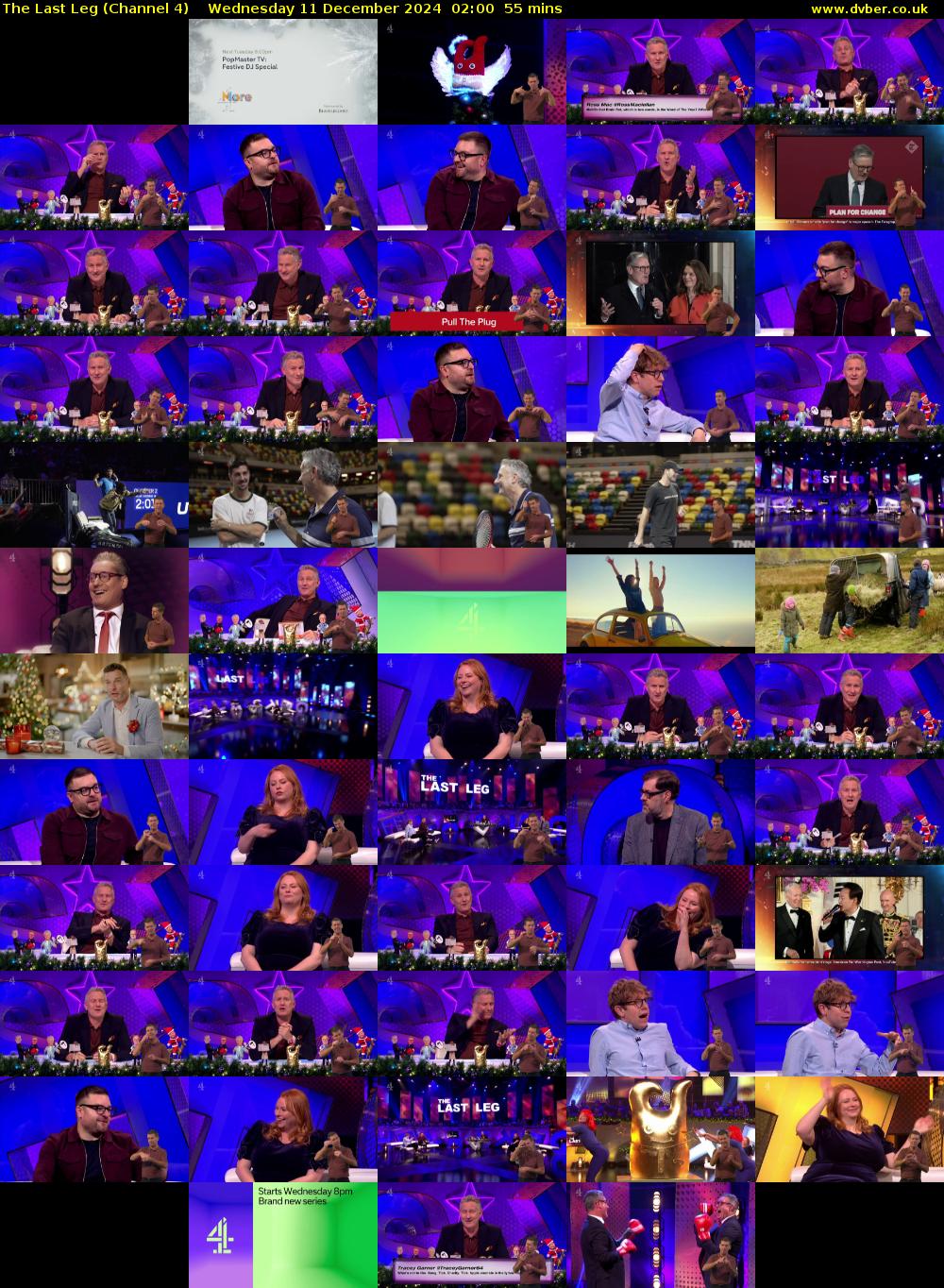 The Last Leg (Channel 4) Wednesday 11 December 2024 02:00 - 02:55