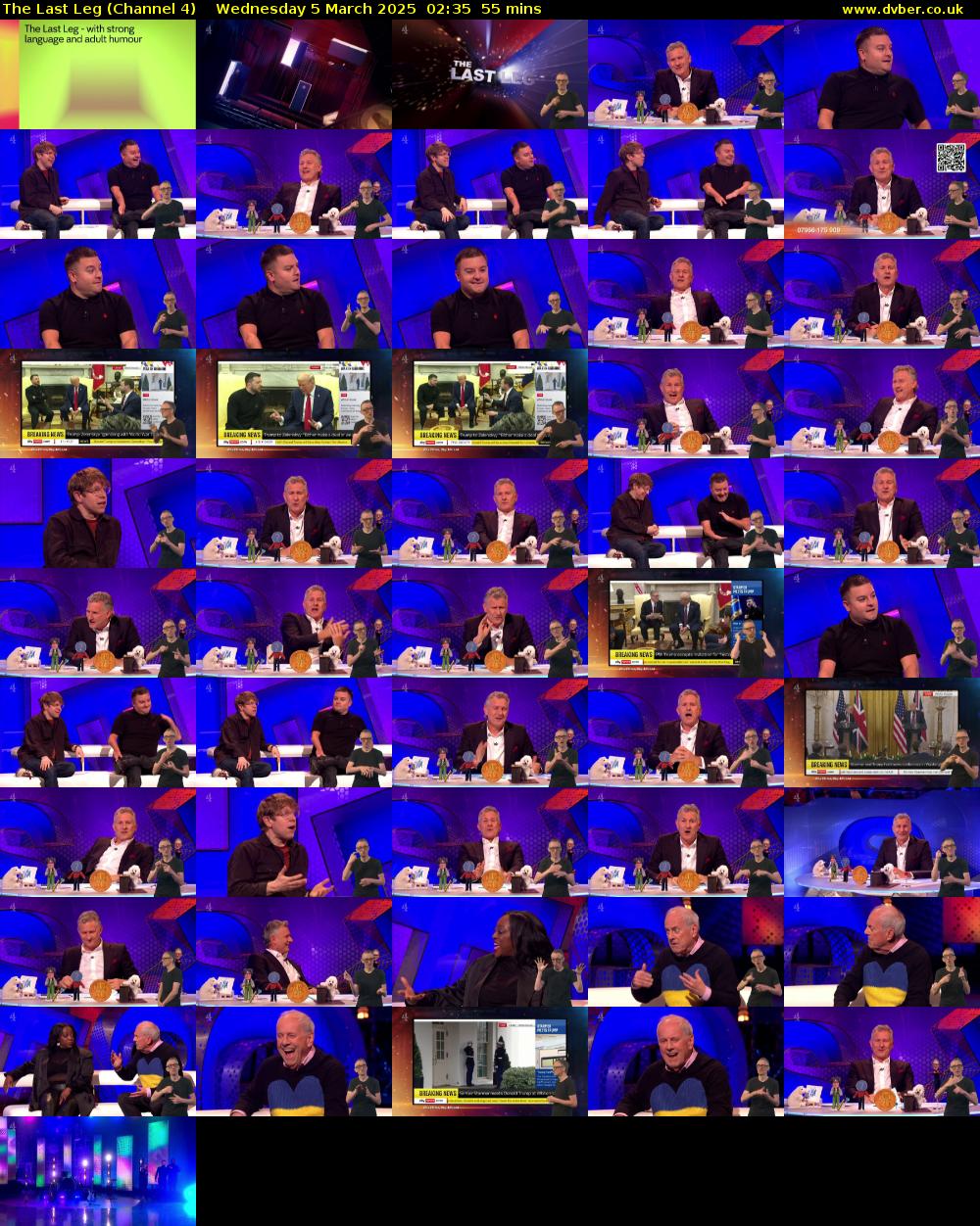 The Last Leg (Channel 4) Wednesday 5 March 2025 02:35 - 03:30