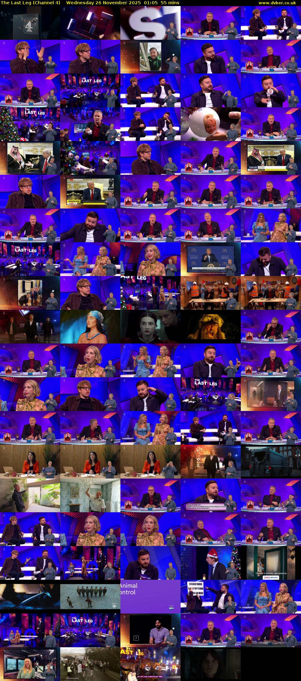 The Last Leg (Channel 4) Wednesday 26 November 2025 01:05 - 02:00