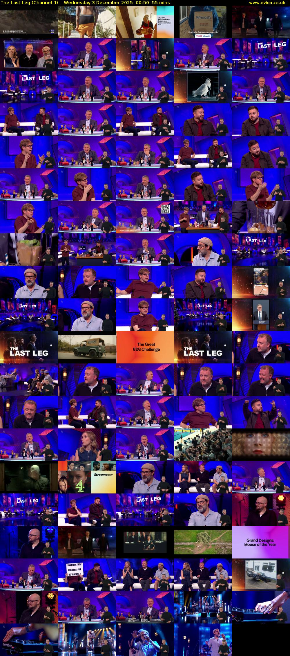 The Last Leg (Channel 4) Wednesday 3 December 2025 00:50 - 01:45