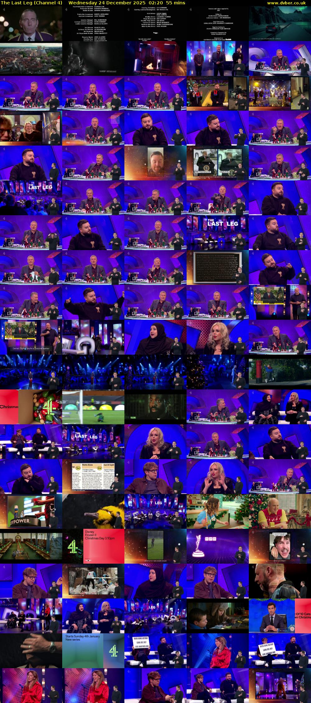 The Last Leg (Channel 4) Wednesday 24 December 2025 02:20 - 03:15