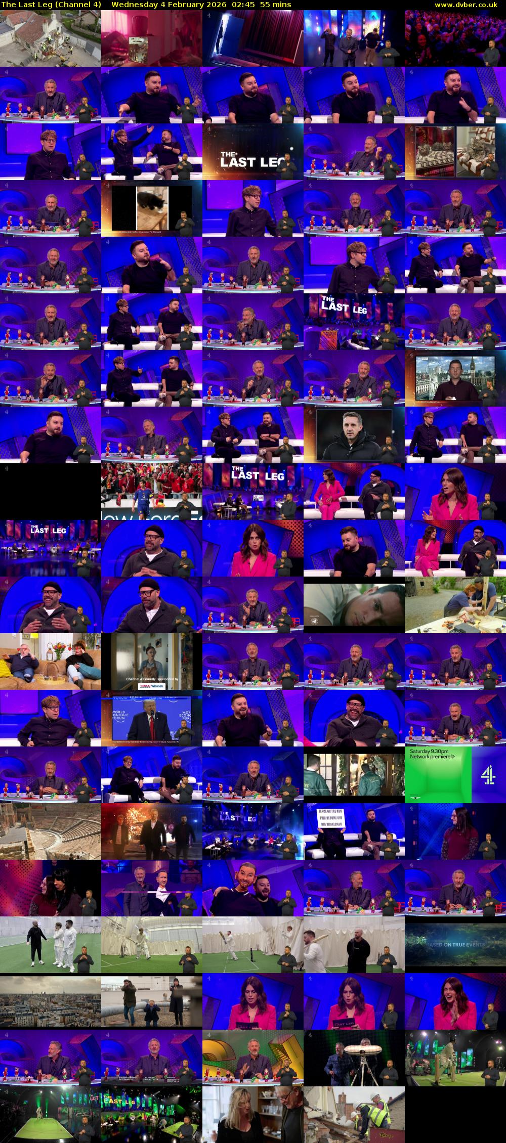 The Last Leg (Channel 4) Wednesday 4 February 2026 02:45 - 03:40