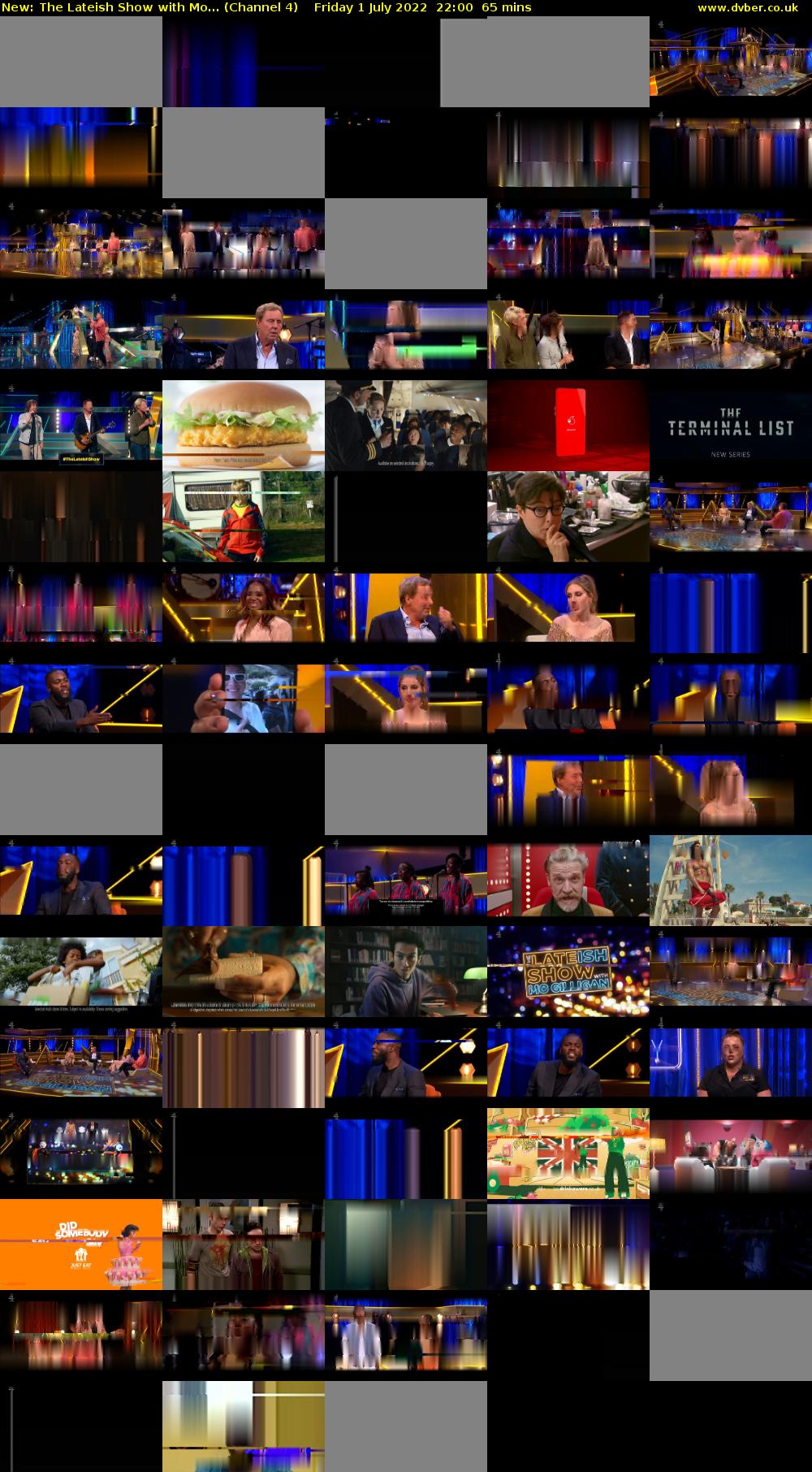 The Lateish Show with Mo... (Channel 4) Friday 1 July 2022 22:00 - 23:05