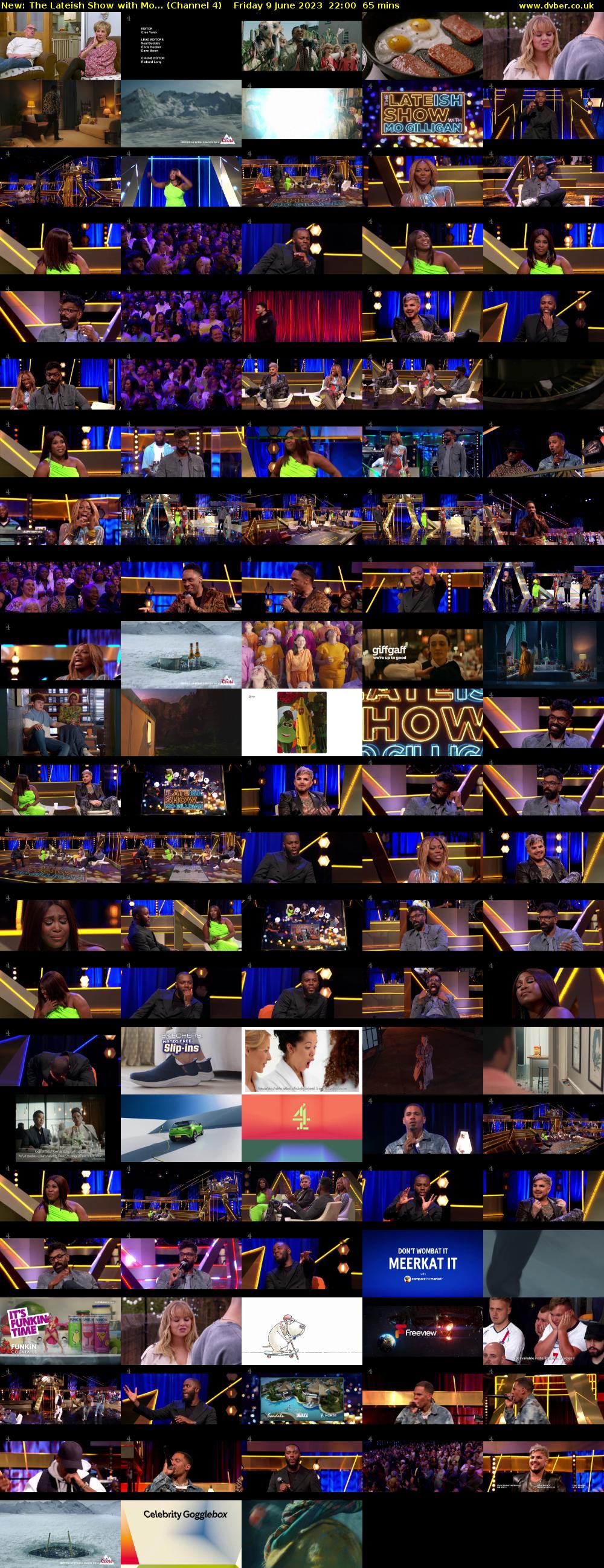 The Lateish Show with Mo... (Channel 4) Friday 9 June 2023 22:00 - 23:05