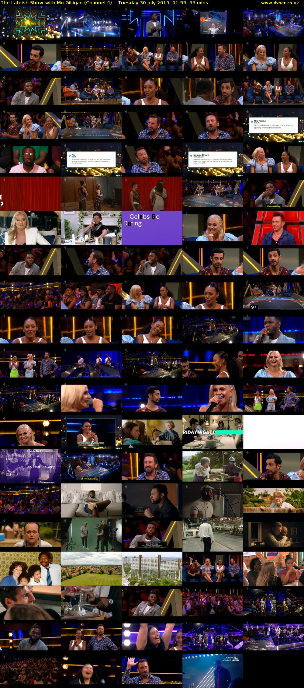 The Lateish Show with Mo Gilligan (Channel 4) Tuesday 30 July 2019 01:55 - 02:50