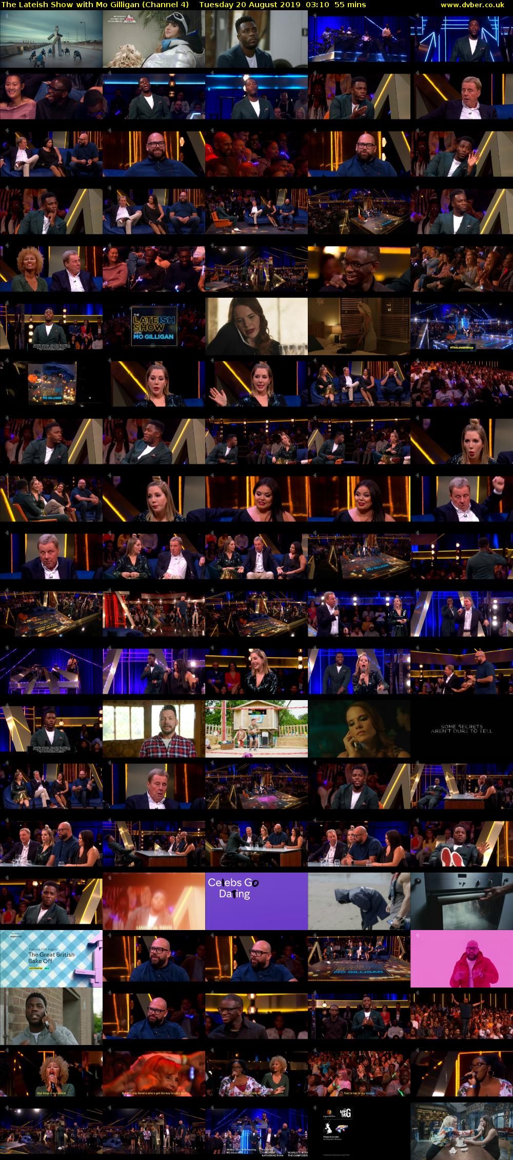 The Lateish Show with Mo Gilligan (Channel 4) Tuesday 20 August 2019 03:10 - 04:05