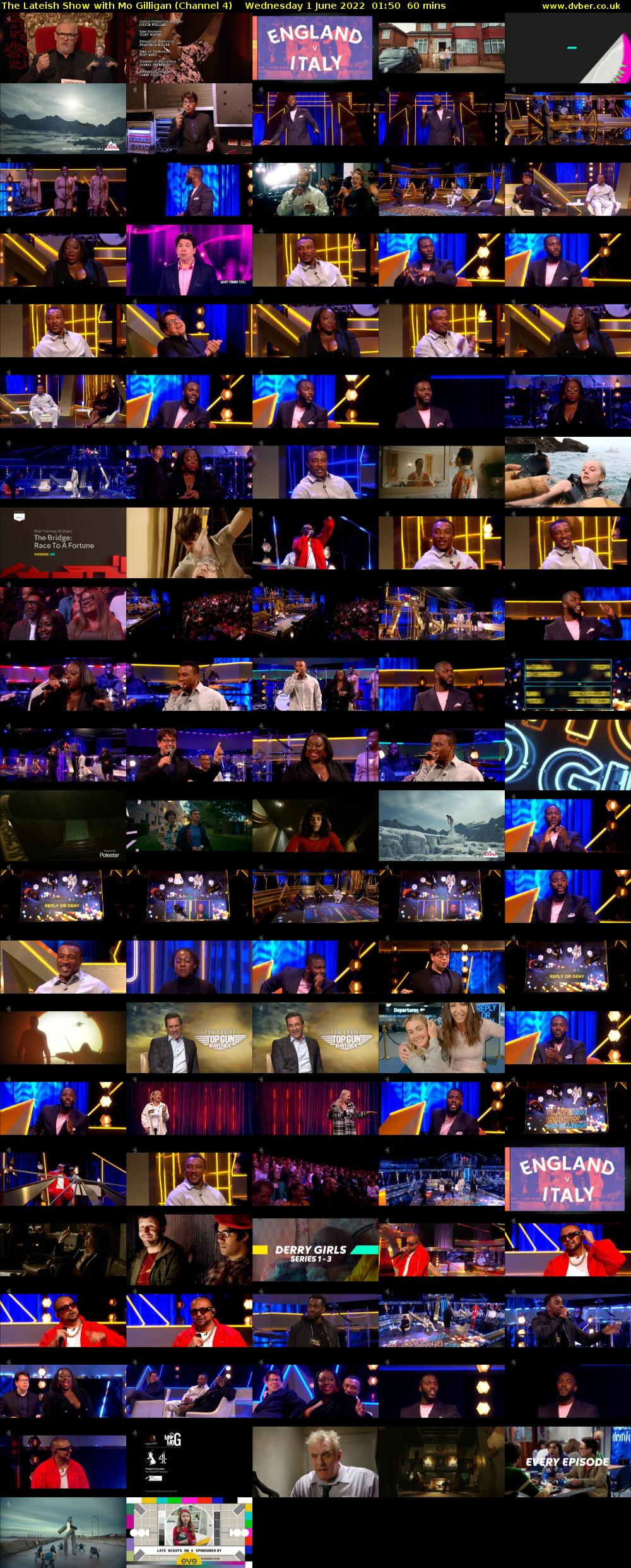 The Lateish Show with Mo Gilligan (Channel 4) Wednesday 1 June 2022 01:50 - 02:50