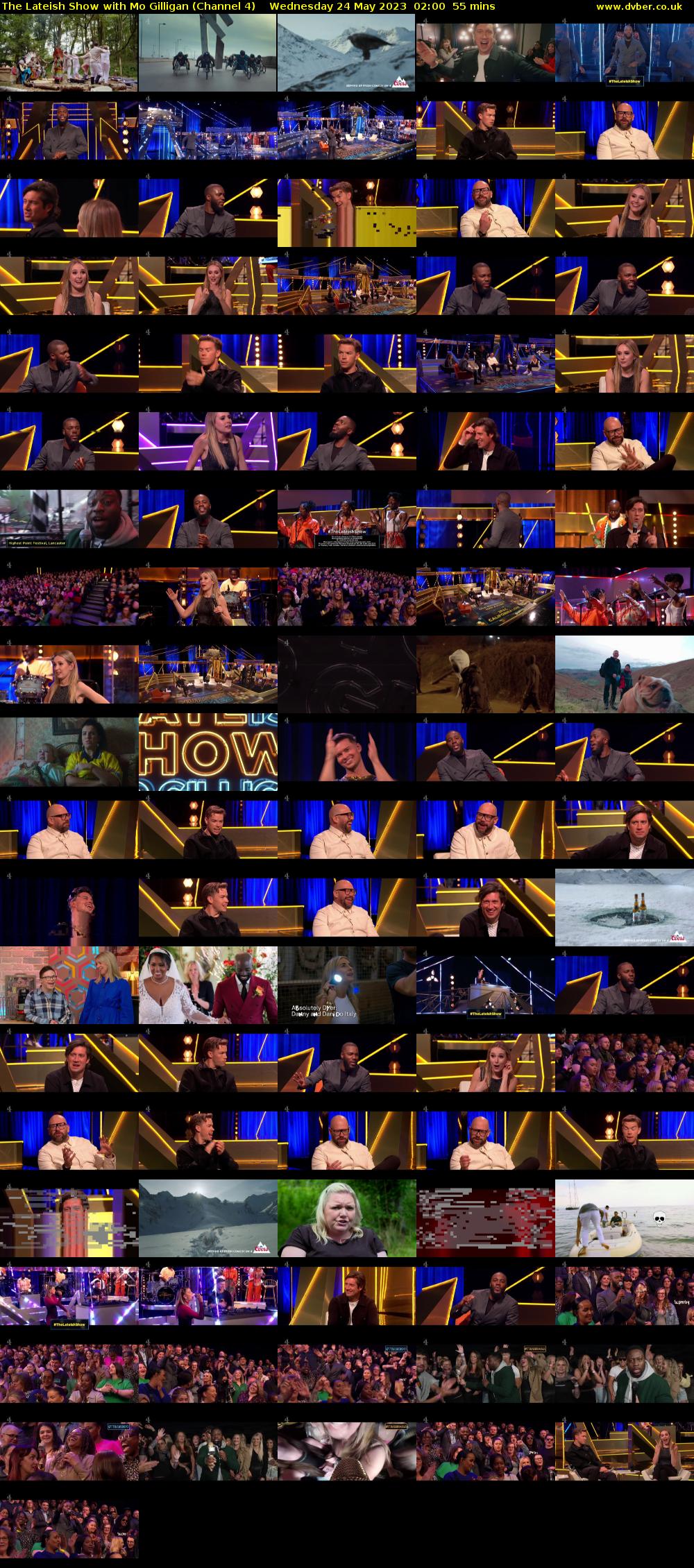 The Lateish Show with Mo Gilligan (Channel 4) Wednesday 24 May 2023 02:00 - 02:55