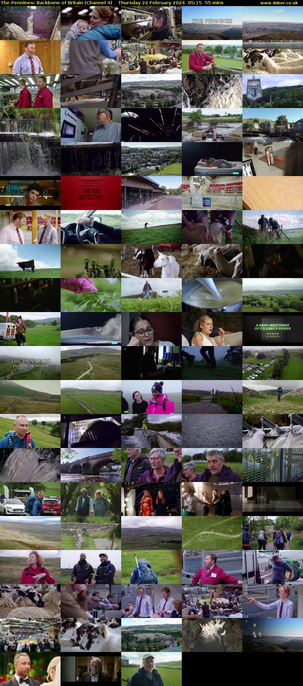 The Pennines: Backbone of Britain (Channel 4) Thursday 22 February 2024 05:15 - 06:10