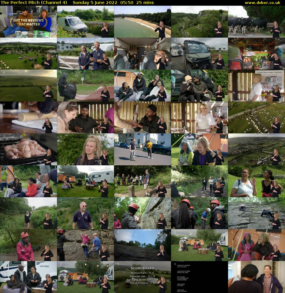 The Perfect Pitch (Channel 4) Sunday 5 June 2022 05:50 - 06:15