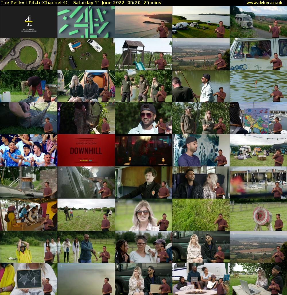 The Perfect Pitch (Channel 4) Saturday 11 June 2022 05:20 - 05:45