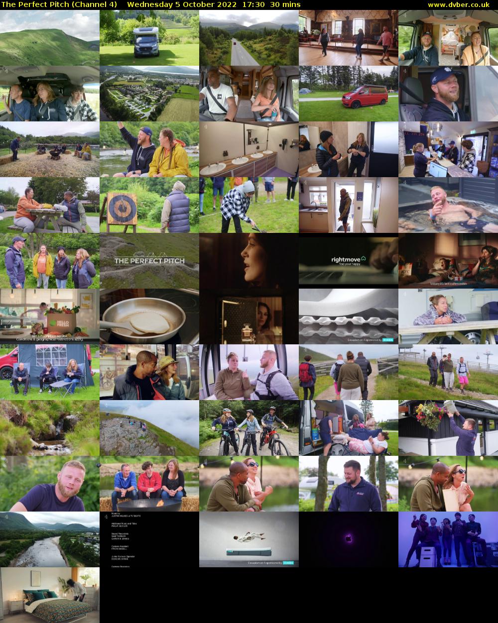 The Perfect Pitch (Channel 4) Wednesday 5 October 2022 17:30 - 18:00