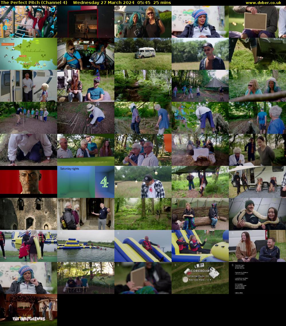 The Perfect Pitch (Channel 4) Wednesday 27 March 2024 05:45 - 06:10