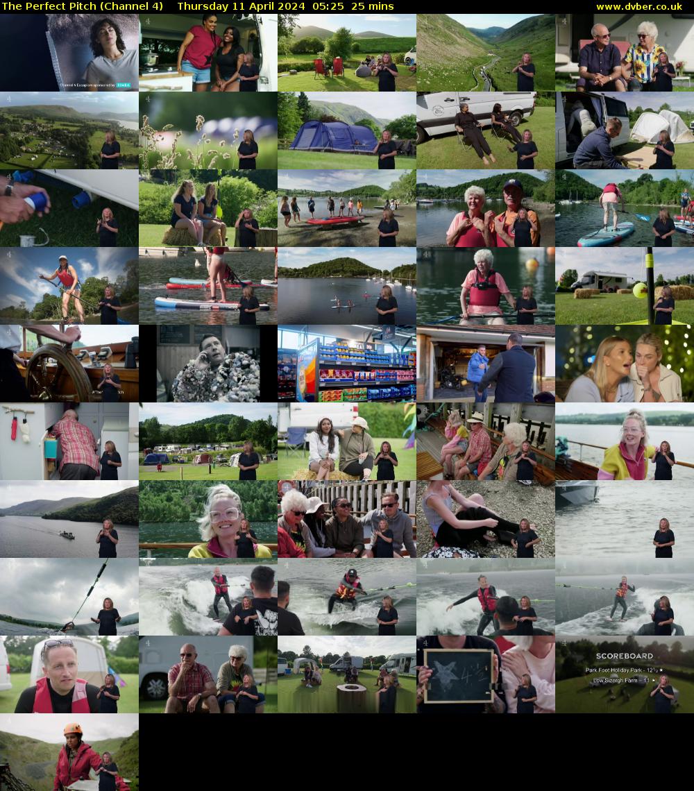 The Perfect Pitch (Channel 4) Thursday 11 April 2024 05:25 - 05:50