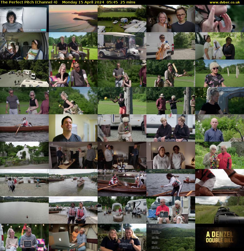 The Perfect Pitch (Channel 4) Monday 15 April 2024 05:45 - 06:10