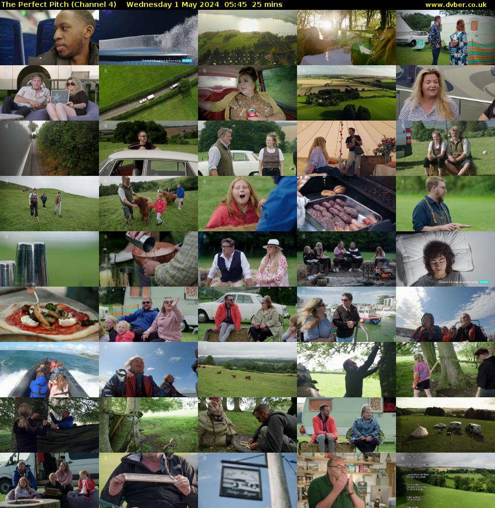 The Perfect Pitch (Channel 4) Wednesday 1 May 2024 05:45 - 06:10