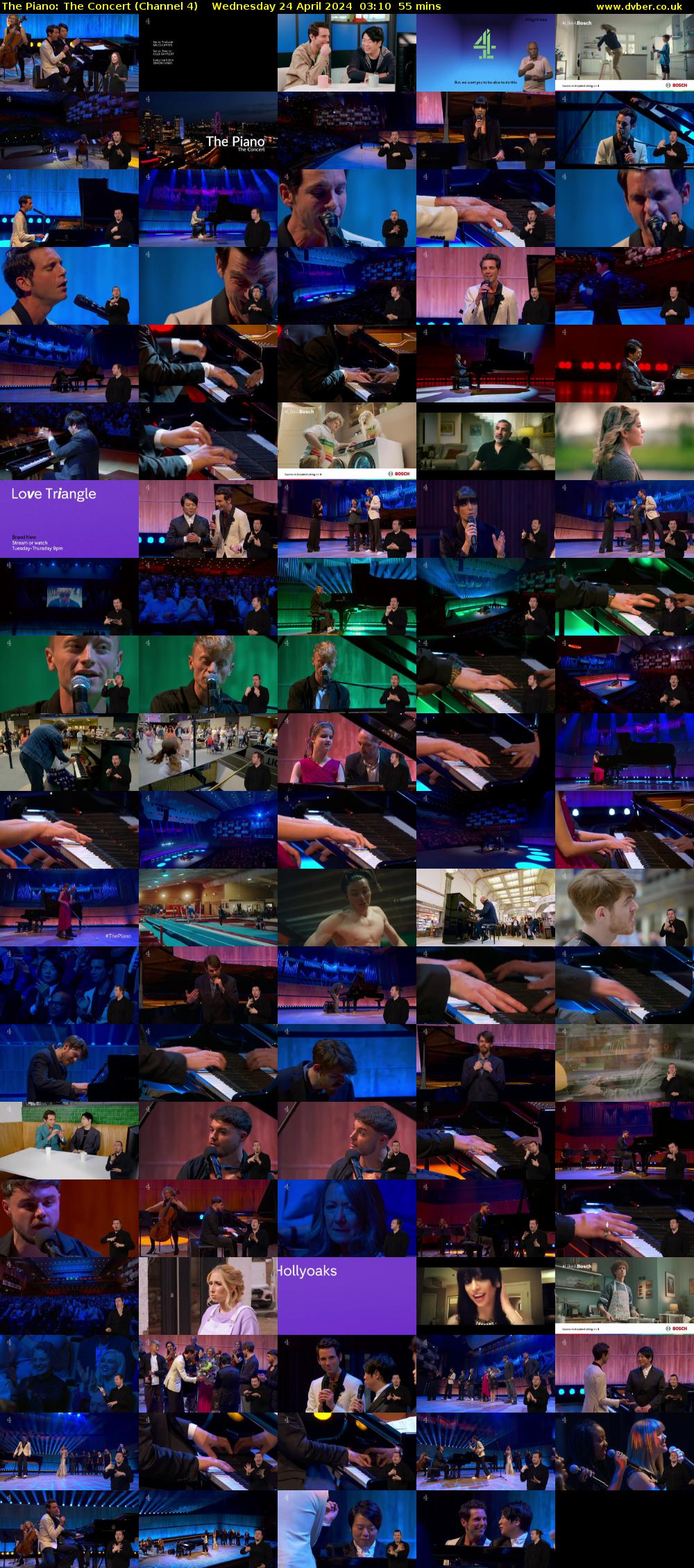 The Piano: The Concert (Channel 4) Wednesday 24 April 2024 03:10 - 04:05