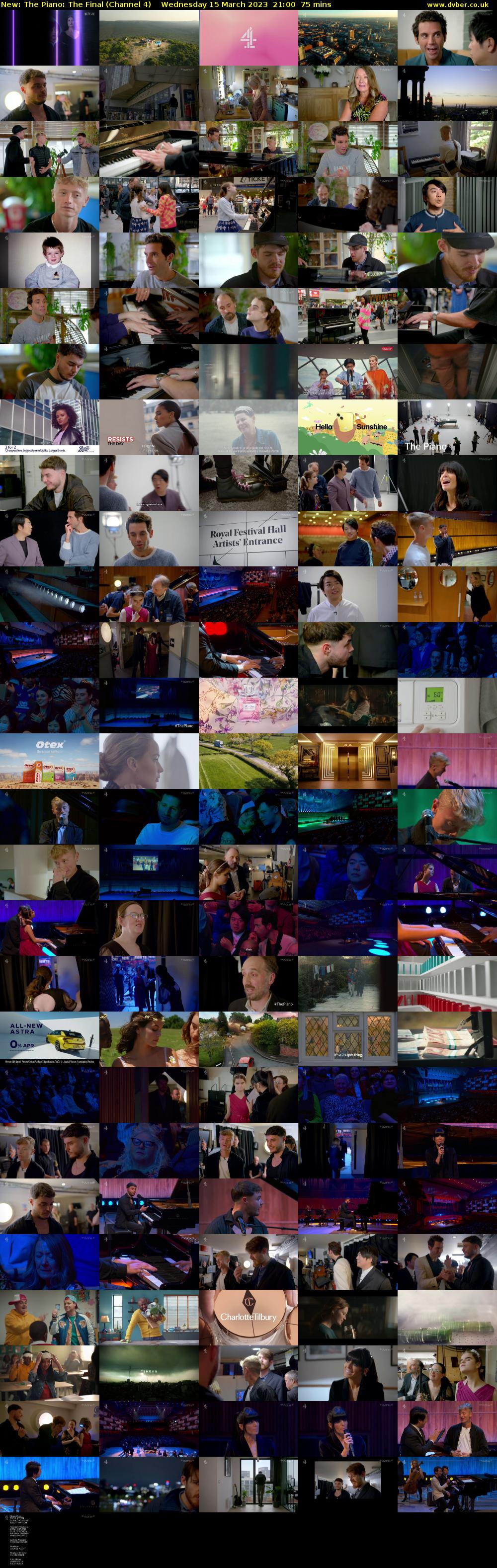 The Piano: The Final (Channel 4) Wednesday 15 March 2023 21:00 - 22:15
