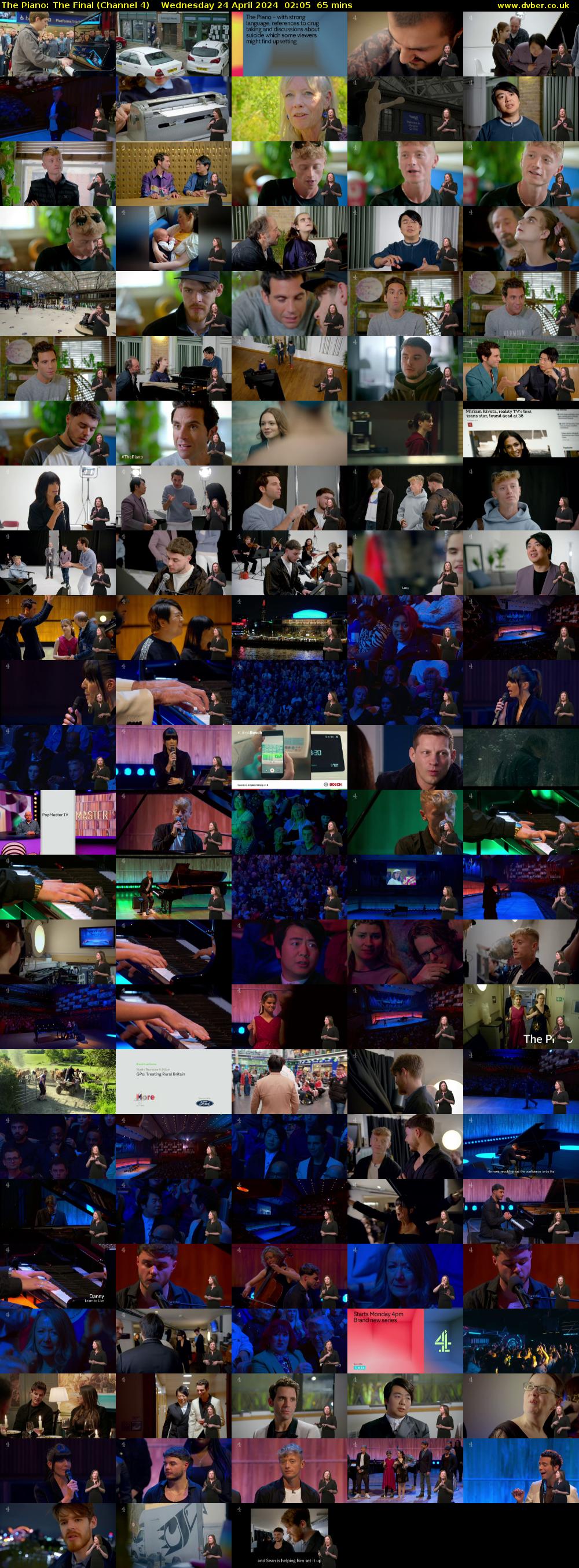 The Piano: The Final (Channel 4) Wednesday 24 April 2024 02:05 - 03:10