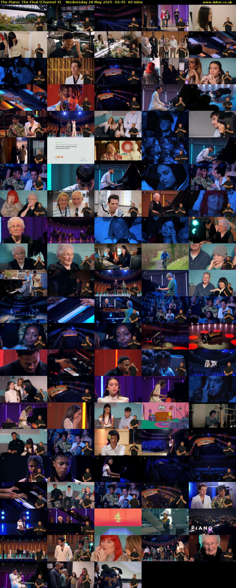 The Piano: The Final (Channel 4) Wednesday 28 May 2025 02:45 - 03:45
