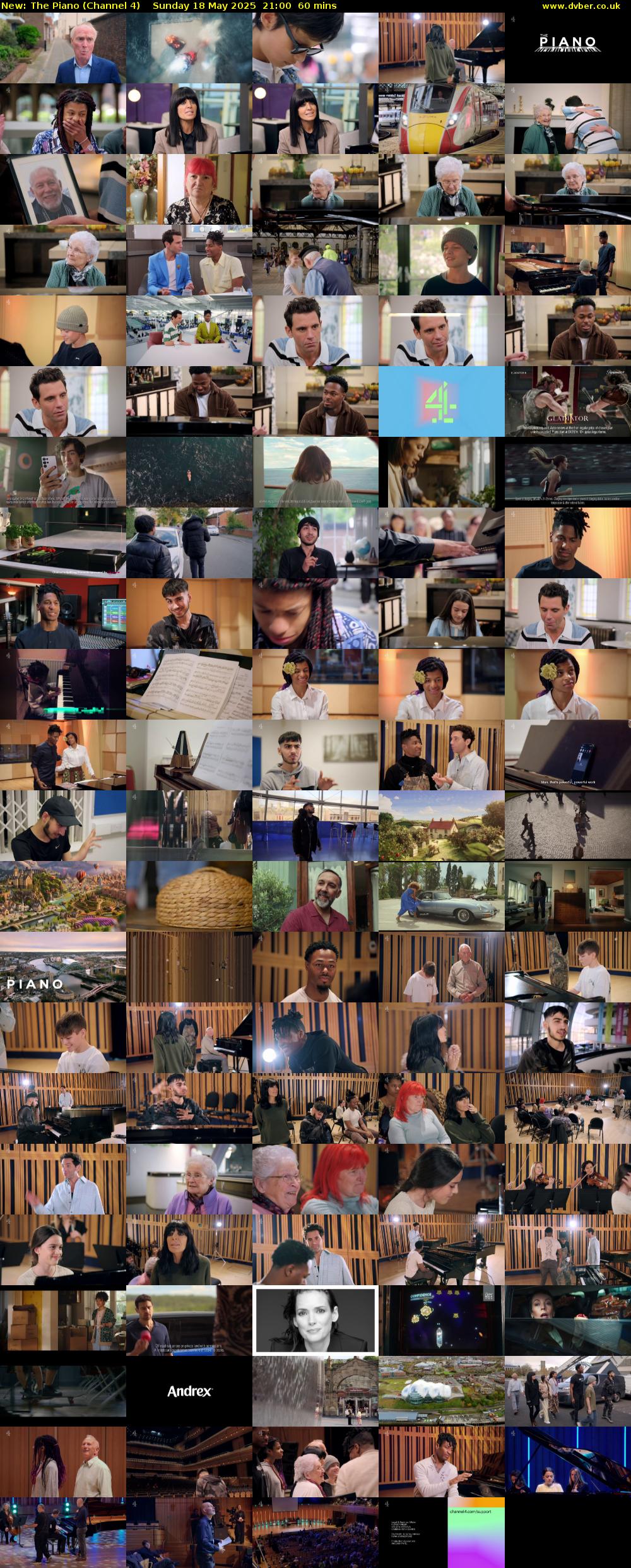 The Piano (Channel 4) Sunday 18 May 2025 21:00 - 22:00