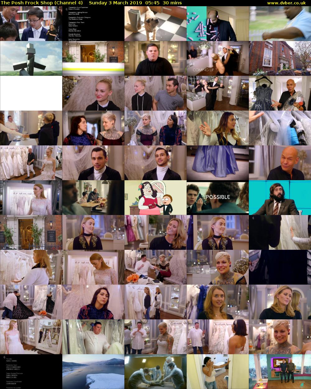 The Posh Frock Shop (Channel 4) Sunday 3 March 2019 05:45 - 06:15