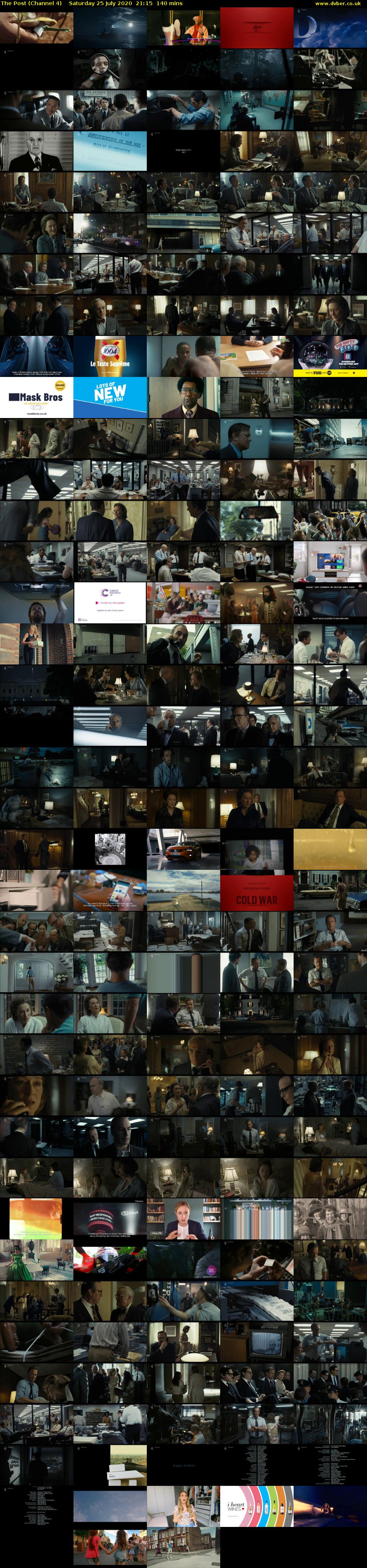 The Post (Channel 4) Saturday 25 July 2020 21:15 - 23:35