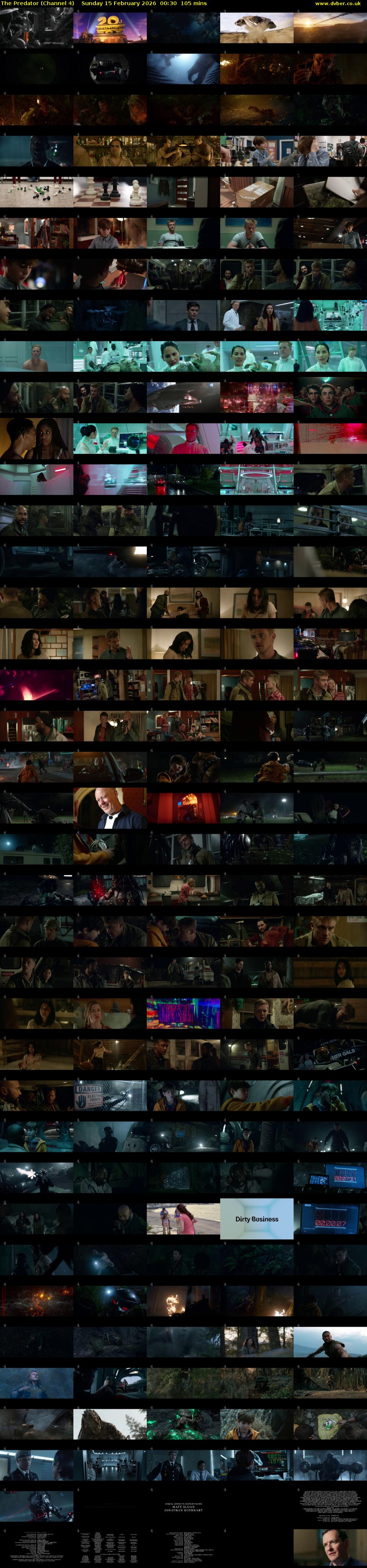 The Predator (Channel 4) Sunday 15 February 2026 00:30 - 02:15